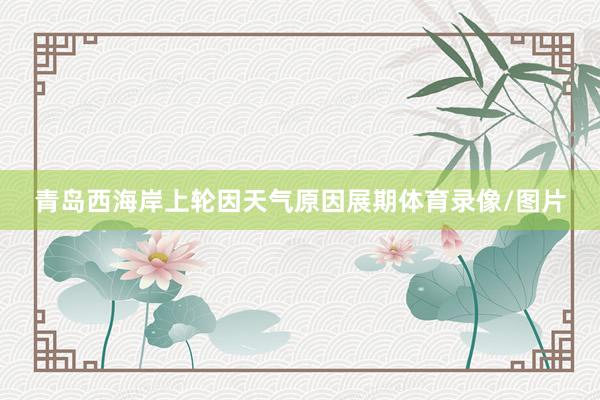 青岛西海岸上轮因天气原因展期体育录像/图片